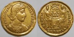 Ancient Coins - Roman Empire Constantius II AV Solidus (Antioch, AD 347-355)