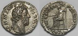 Ancient Coins - Roman Empire Commodus AR Denarius (Rome, AD 187)