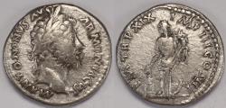 Ancient Coins - Roman Empire Marcus Aurelius AR Denarius (Rome, AD 165)