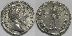 Ancient Coins - Roman Empire Marcus Aurelius AR Denarius (Rome, AD 169)