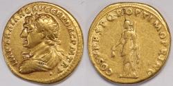 Ancient Coins - Roman Empire Trajan AV Aureus (Rome, AD 103-111)