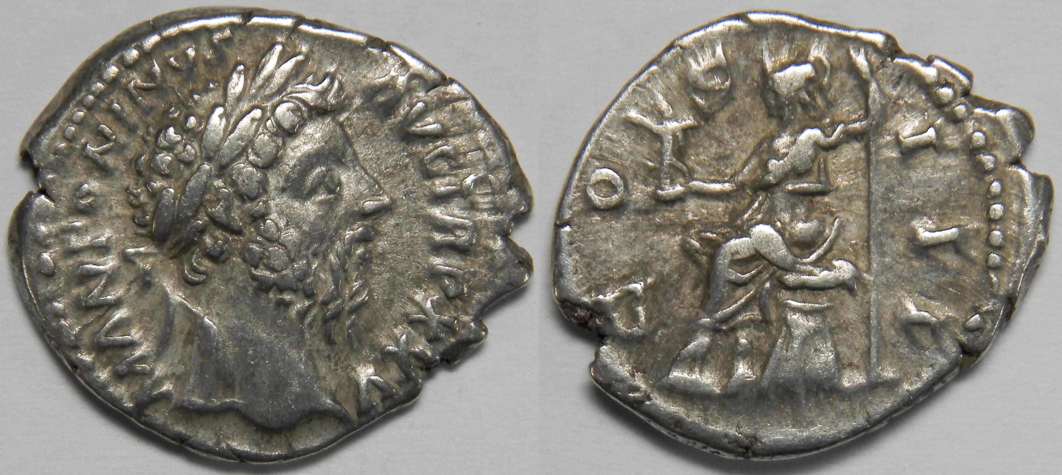 Roman Empire Marcus Aurelius AR Denarius (Rome, AD 171) | Roman ...