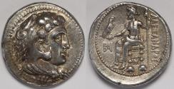 Ancient Coins - Kingdom of Macedon Alexander III (the Great) AR Tetradrachm 336-323 BC