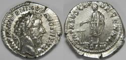 Ancient Coins - Roman Empire Marcus Aurelius AR Denarius (Rome, AD 170-171)