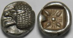 Ancient Coins - Ionia Miletos AR Diobol late sixth-early fifth centuries BC