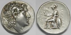 Ancient Coins - Kingdom of Thrace Lysimachos AR Tetradrachm 306-281 BC