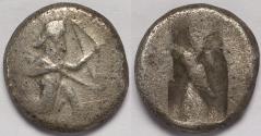 Ancient Coins - Persia Achaemenid Empire time of Darios I to Xerxes II AR Siglos circa 485-420 BC