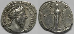 Ancient Coins - Roman Empire Marcus Aurelius AR Denarius (Rome, AD 170)