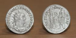 Ancient Coins - Roman Empire. VALERIAN I. 253-260 AD. Antoninianus. Samosata mint. Struck circa 256-260 AD.