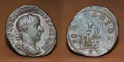 Ancient Coins - Roman Empire. Gordian III (238-244). AE As Sestertius. Rome, 243-4.