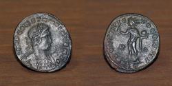 Ancient Coins - Roman Empire AE follis, Constantine I 307-337 AD, Mint: Lugdunum.