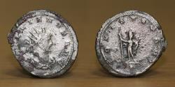 Ancient Coins - Gallienus AR Antoninianus, 253-268 AD, Antioch mint, Date: 263 AD, Jupiter, Roman Empire