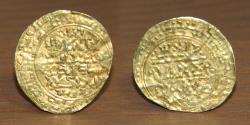 World Coins - Abbasid AV Dinar. Al-Nasir li-din Allah (AH 575-622 / AD 1180-1225). Madinat al-Salam minted. no date