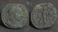 Ancient Coins - Roman Imperial: Severus Alexander. 222 - 235 AD. AE Sestertius. Rome mint, struck 231-235 AD.