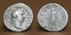 Ancient Coins - TRAJAN. 98-117 AD. AR Denarius. Rome. Roman Empire. P M TR P COS IIII P P