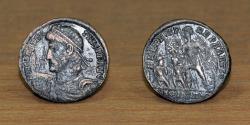 Ancient Coins - Roman Empire AE Follis, Constantius II Maiorina (337-361 AD), son of Constantine the great