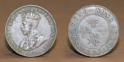 World Coins - HONG KONG: George V, 1910-1936, AE 1 cent, 1926 dated