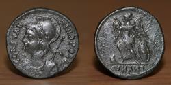Ancient Coins - Roman Empire AE Follis, Constantinopolis, City Commemorative, (330-333 AD), Antioch Mint