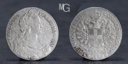 World Coins - Eritrea, Italian Colony. Vittorio Emanuele III. AR 1 Tallero or 5 Lire 1918 R.