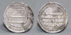 World Coins - Abbasid AR Dirham, al-Rashid, 170-193AH / 786-809AD, Mint: Madinat al-Salam, Date: 186H