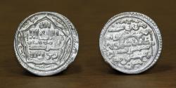World Coins - Islamic Mongols Ilkhanid Empire AR Dirham, Qazan Mahmud (694-703AH), Mint: Kashan, Date: 700H