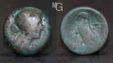 Ancient Coins - Egypt, Cleopatra VII (51-30 BC), AE 80-Drachmai, Alexandria mint.