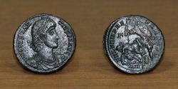 Ancient Coins - Roman Empire AE Follis, Constantius II Maiorina Sirmium (351-355 AD)