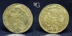 World Coins - Austria: Holy Roman Empire, Maria Theresia, Holy Roman Empress (1740-1780). Ducat 1768 Vienna. Rare!