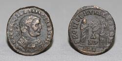 Ancient Coins - Roman Empire. Diocletian. 284-305 AD. Alexandria mint. c. 308-310 AD. AE Follis.