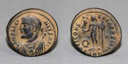 Ancient Coins - LICINIUS I, 317-320 AD. AE Follis. Roman Empire. Cyzicus mint.