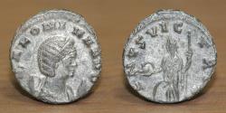 Ancient Coins - Roman Empire, Salonina AR Antoninianus, Date Struck 260-268 AD, Mint Rome.
