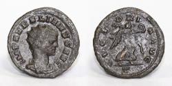 Ancient Coins - Aurelianus Antoninianus, struck AD 270-272 at Mediolanum mint. Roman AE.