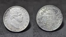 World Coins - British India, William IV (1834-1837), Silver Rupee, Calcutta mint, Dated 1835.