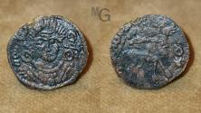 World Coins - ISLAMIC COINS. ARAB SASANIAN: Daray, Copper Fals, Mint: Bishapur! Undated.
