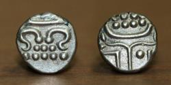 World Coins - INDIA - Travancore, ND (1860-1880) Chuckram, Ayilyam Thirunal Rama Varma