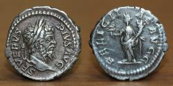 Ancient Coins - Septimius Severus AR Denarius, 202-210 AD, Roman Empire, Rome mint