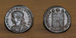 Ancient Coins - Roman Empire AE Follis, Constantine II, As Caesar, (316-337 AD).