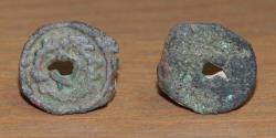 World Coins - Anonymous. Sogdian AE Cash. Tutuks?! 7th-8th centuries.