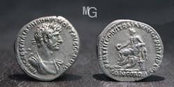 Ancient Coins - Roman Empire. Hadrianus 117-138 AD. AR Denarius. Date Struck 117 AD?! Mint Rome. Rare.