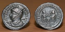 Ancient Coins - Roman Empire AE Follis, Constantine I The Great, (307/310-337 AD), Mint: Siscia, Two Victories.