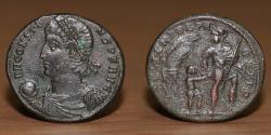 Ancient Coins - Roman Empire, Constans I AE Follis (348-350 AD)