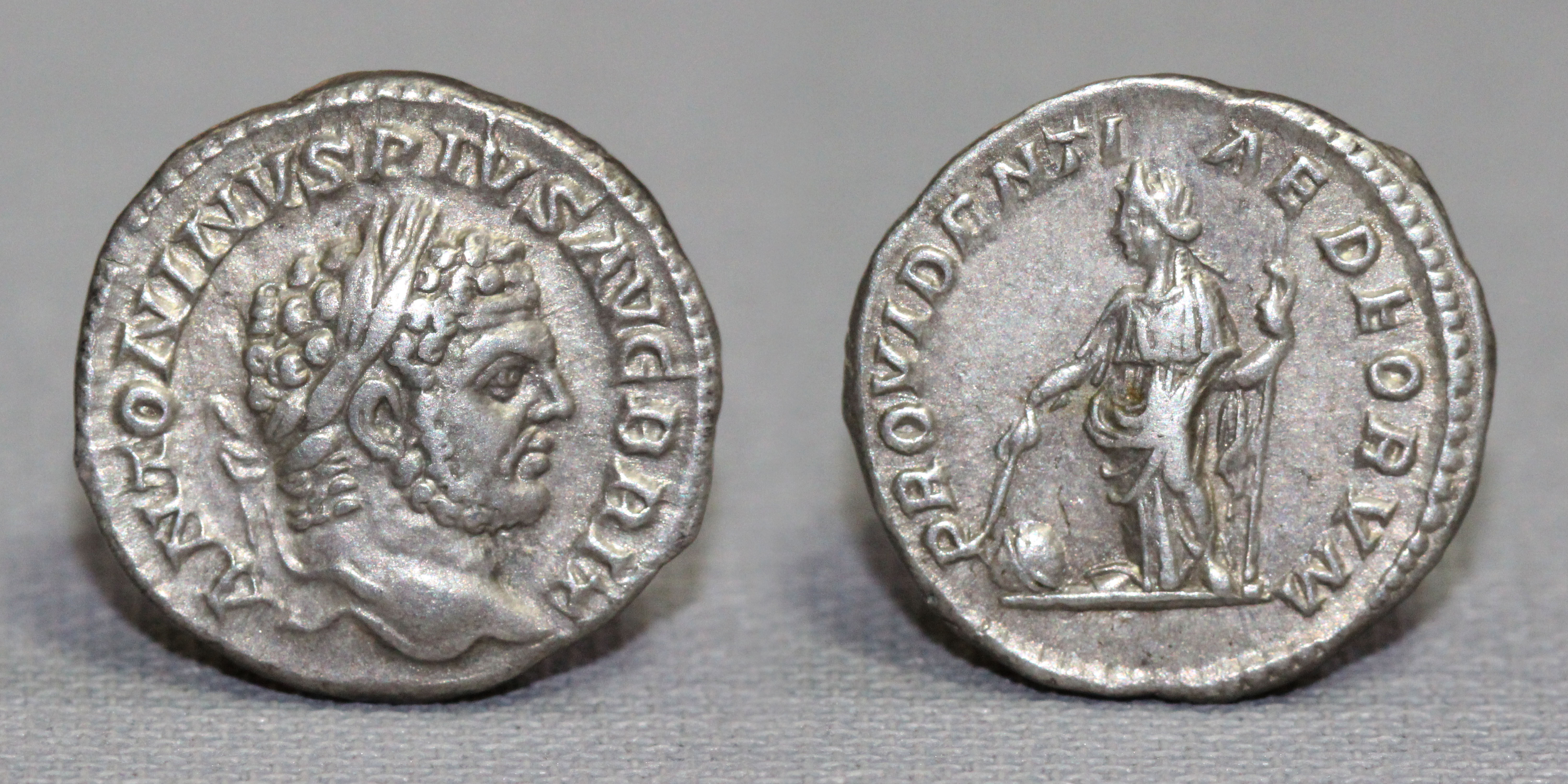 Caracalla AR Denarius. Rome Mint. 210-213 AD. Roman Empire