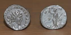 Ancient Coins - Roman Empire. Victorinus (269-271AD), Billon Antoninianus, Lyon mint.