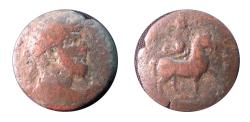 Ancient Coins - Agathadaimon on horseback drachm