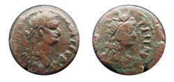 Ancient Coins - Domitian Isis diobol Alexandria