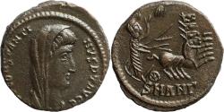 Ancient Coins - EF++ Ancient Roman coin of Constantine I the Great reaching for the Hand of God