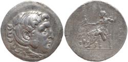 Ancient Coins - Ancient Greek silver coin of Alexander III 'The Great'. Postumous issue Temnos mint