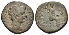 Ancient Coins - Ancient Roman Provincial coin of the Emperor Tiberius minted in Magnesia ad Maeandrum