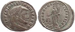 Ancient Coins - Roman coin of Diocletian Ae large follis - SACRA MON VRB AVGG ET CAESS NN - Rome