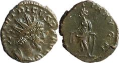 Ancient Coins - Ancient Roman coin of the Emperor Tetricus I found in England
